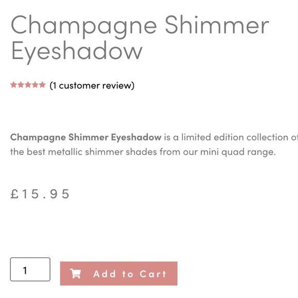 Brand New Oryza Beauty Champagne Shimmer Eyeshadow Palette - Picture 7 of 7